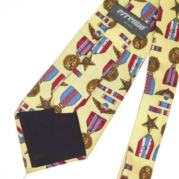 Erreuno Milano Men's Dress Suit Neck Tie 100% Silk - Picture 5 of 7